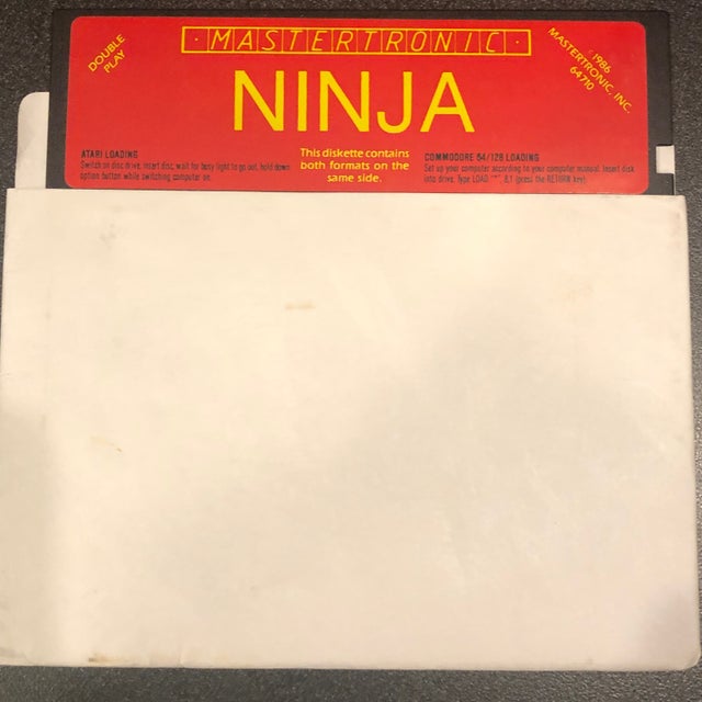 Ninja [64710] (Commodore 64) - Floppy Disk Scan (1600 DPI) : Mastertronic :  Free Download, Borrow, and Streaming : Internet Archive