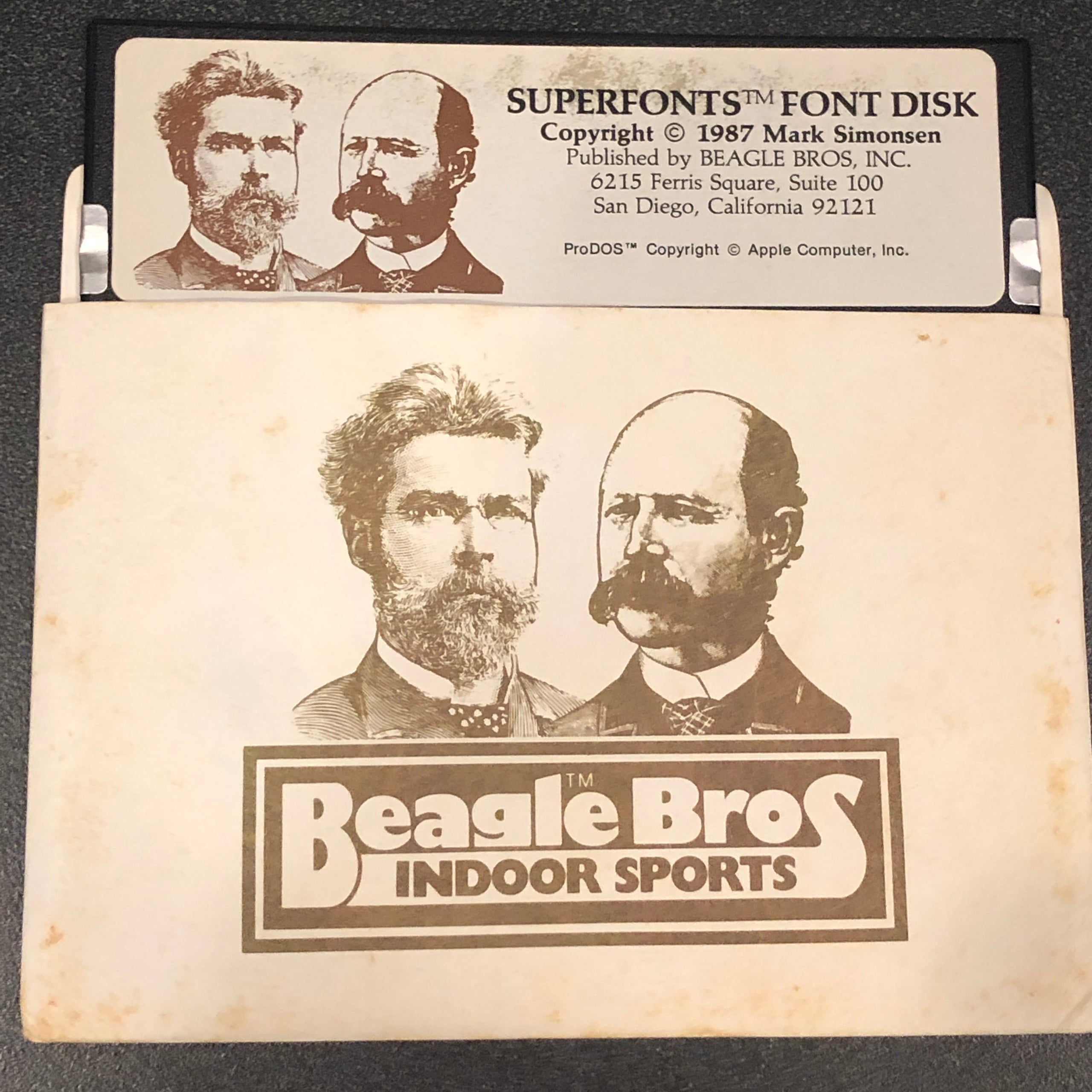 Superfonts Font Disk | Beagle Bros 1987 | Joystick Jockeys
